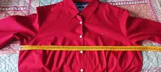 Camisa Tommy Hilfiger Roja Talla M