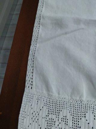 Coppia tendine canapone lino cm130x63