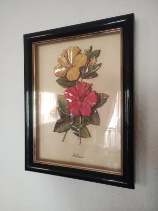 Cuadro Magnolia Marco Negro