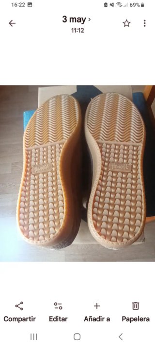 Deportivas Hombre Beige/Marrón
