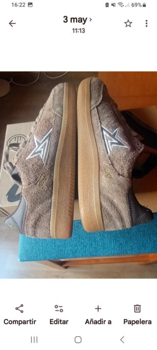 Deportivas Hombre Beige/Marrón