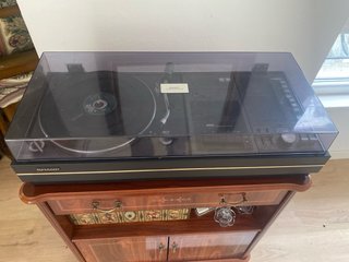 Tocadiscos Sharp Años 70/80 Negro