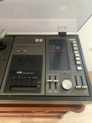 Tocadiscos Sharp Años 70/80 Negro