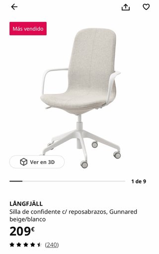 Silla de oficina IKEA LÅNGFJÄLL
