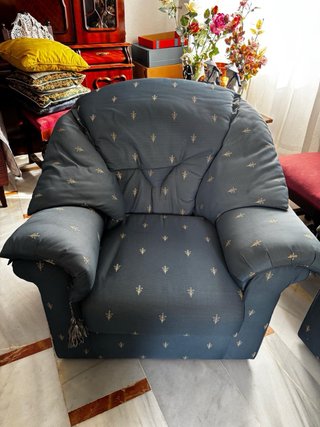 Conjunto sofá 3 plazas y sillones