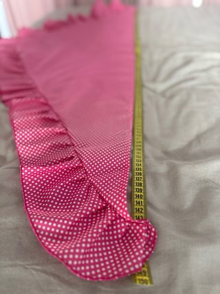 Mantón piquillo flanenca rosa y plata