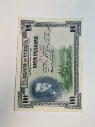 BILLETE 100 PESETAS 1925