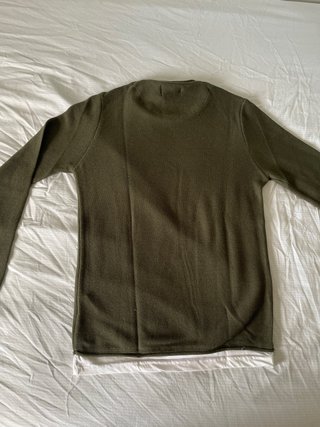 Jersey Pull and Bear verde y blanco Talla Xs