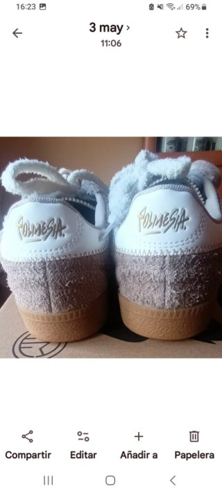 Deportivas Mujer Beige/Marrón