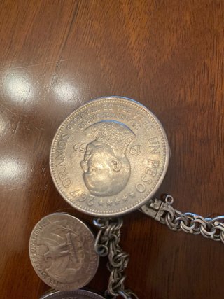 Pulsera Plata 9 Monedas
