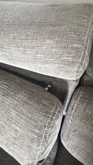 Sofá chaise longue gris
