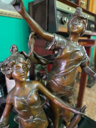 Escultura Francia firma siglo xlx grande es mansió