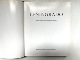Leningrado – Libro fotográfico. Arte, arquitectura