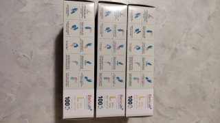 3 Scatole Guanti Monouso Nitrile Taglia L