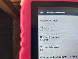 Tablet Infantil Pingüino Rosa