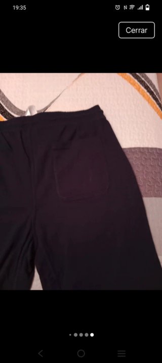Pantalón deportivo Decathlon negro hombre.