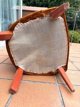 Butaca Descalzadora Vintage Terciopelo