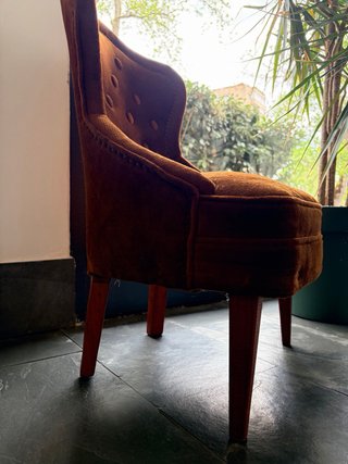 Butaca Descalzadora Vintage Terciopelo