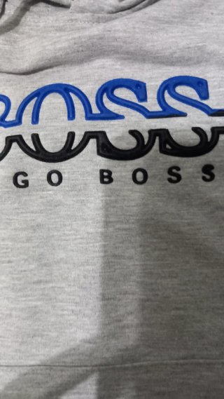 Sudadera Hugo Boss Niño Gris