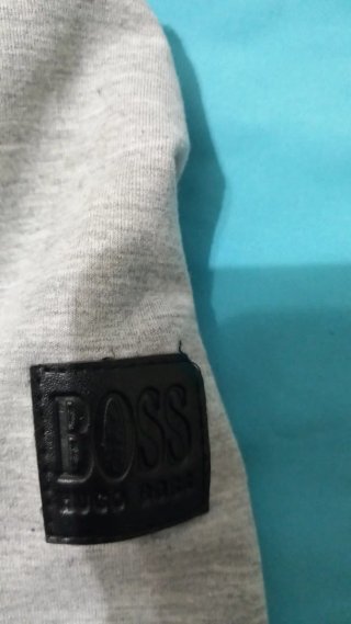 Sudadera Hugo Boss Niño Gris