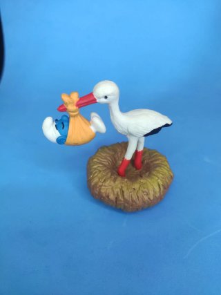 40248 Cicogna dei Puffi Super Puffo