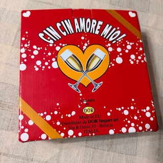 Set 2 Calici Spumante Cuore Love