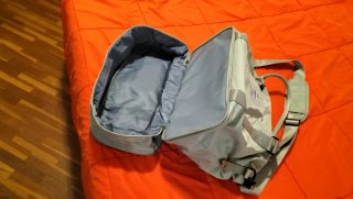 Bolsa de viaje extensible verde
