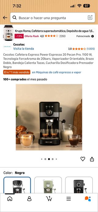 Cafetera Cecotec Express Power Espresso 20