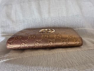 Cartera Gucci Oro GG Monogram