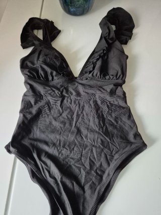 Costume da bagno Calzedonia Nero con Volant