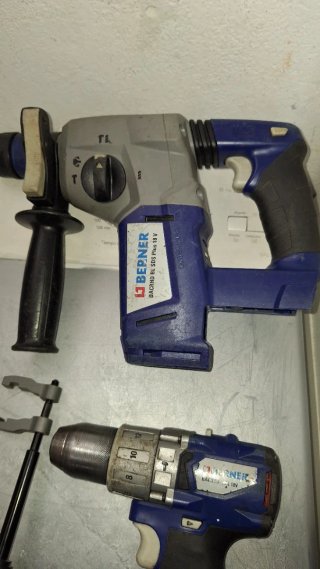 Berner 18V Martillo y Percutor brushless usados
