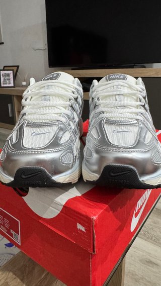 Nike P6000 Plata/Blanco