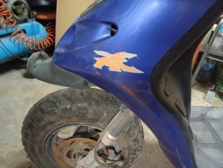 Carenado Piaggio NTT Azul