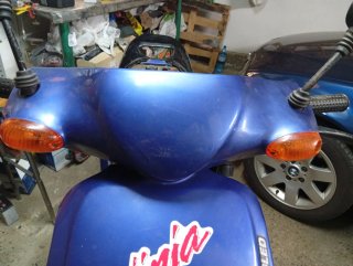 Carenado Piaggio NTT Azul
