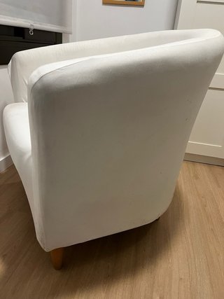 Sillón blanco ikea