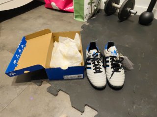 Adidas Samba JP Gris y Azul Talla 43 1/3