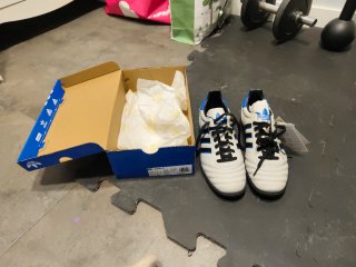 Adidas Samba JP Gris y Azul Talla 43 1/3
