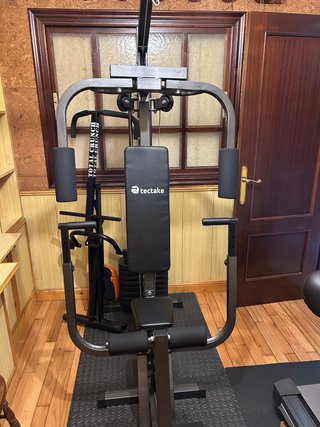 Lote Bicicleta Spinning y Estación Musculación
