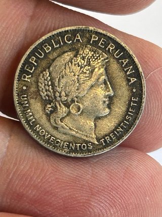 Perú moneda 1937