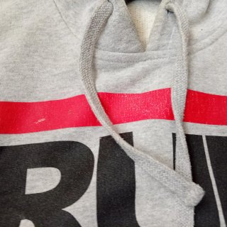 Sudadera Adidas RUN DMC Gris Capucha