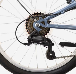 Bicicleta plegable 20 6V Gris Btwin
