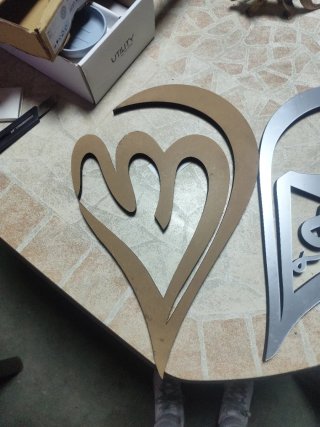 Colgante Corazón Plata Metal