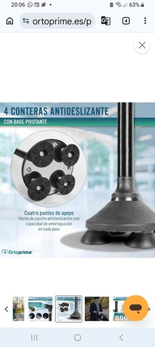 Bastón Plegable con Luz LED