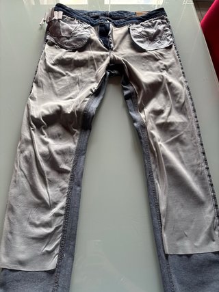Jeans skinny donna blu con brillanti
