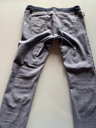 Jeans skinny donna blu con brillanti