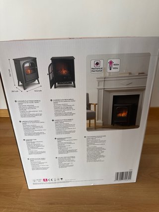 Chimenea eléctrica Equation <18m² 1800W