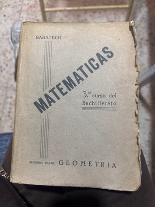 Matematicas 3er curso del bachillerato