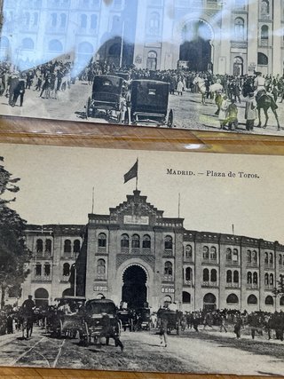 2 Postales Antiguas Madrid Plaza de Toros