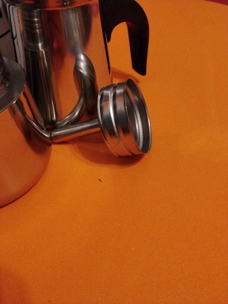 Cafetera Italiana 2 Tazas Acero Inoxidable