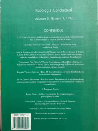 Psicología conductual vol. 5.1; 5.2 y 5.3